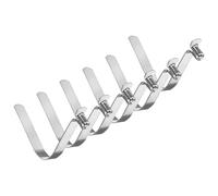 M METERXITY 6-Pack Kayak Paddle Snap 6mmx45mm Single Pin V Shaped Spring Steel Tent Pole Clips Locking Clips for Camping/Kayak Paddle/Tent Pole Push Button Spring Snap Clips