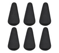 M METERXITY 6 Pack PU Leather Scissors Sheath - Scissors Safety Sheath Bag Craft Portable Storage Holder, Apply to Embroidery Scissors (2.9 Inch, Black)