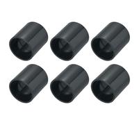 M METERXITY 6-Pack PVC Pipe Fitting Coupling Adapter 1-1/2inch, Dark Gray