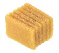 M METERXITY 6 Pack Rubber Residue Eraser - Cleaning Tool for Removing Adhesive Glue from Paper Plastic, Apply to Art Craft (Yellow, 5cmx3.5cmx0.8cm)