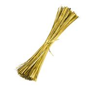 M METERXITY 750-Pack Metal Twist Ties, 30cm Metallic Twists Tie for Christmas/Party Decoration/Garden Plant/Gift Wrapping/Bread/Cake/Pops Candy Bags, Reusable Twisty-Ties [Gold Tone]