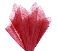 M METERXITY 76-Sheet Korean Cotton Wrapping Flower Paper, 11.8 Inch/ 30cm Waterproof Floral Wrapping Cotton Paper for Bouquets/Gift Packaging [Red]