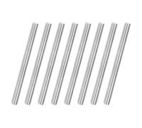 M METERXITY 8-Pack Fully Threaded Rod, M6x80mm 304 Stainless Steel Right Hand Thread Bar Studs for Furniture Anchor Bolts/Clamps/U-Bolts, Metric Threaded Screw