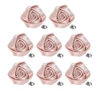 M METERXITY 8-Pack Lapel Pin for Men, 1.97" Handmade Flower Brooch Button Pins for Men Suits, Formal Boutonnieres for Gentleman/Wedding/Groom/Tuxedo/Corsage/Accessories [Dirty Pink]