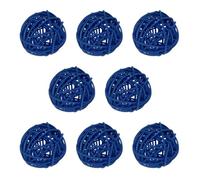 M METERXITY 8-Pack Wicker Rattan Balls 50mm/2 Inch Decorative Rattan Balls Orbs Vase Fillers Bowl Fillers for Christmas/Weddings/Thanksgiving/DIY Crafts/Home Decor [Blue]