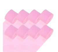 M METERXITY 8-Rolls Crepe Paper Streamer, 656ft Crepe Streamers Party Decorations for DIY/Halloween/Christmas/Party Supplies [Pink-1.8 Inch x 82 Ft/Roll]