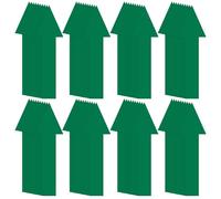 M METERXITY 80-Pack Arrow Sticker, 8 Inch PVC Self Adhesive Arrow Sign for Floor Road Wall Office Marking Road Instructions, Waterproof Arrow Stickers [Green]