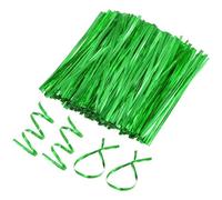 M METERXITY 800-Pack Metal Twist Ties, 12cm Metallic Twists Tie for Christmas/Party Decoration/Garden Plant/Gift Wrapping/Bread/Cake/Pops Candy Bags, Reusable Twisty-Ties [Green]