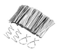 M METERXITY 800-Pack Metal Twist Ties, 6cm Metallic Twists Tie for Christmas/Party Decoration/Garden Plant/Gift Wrapping/Bread/Cake/Pops Candy Bags, Reusable Twisty-Ties [Silver]