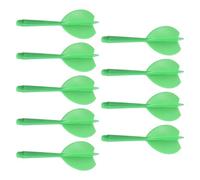 M METERXITY 9 Pack Integrated Dart Shaft and Flights-Screw In-one Dart Shaft, Plastic Anti-Fall, Apply to Soft Tip Darts and Steel Tip Darts (6mm, Green)