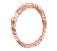 M METERXITY 99.9% Soft Copper Wire, 15 Gauge 16FT Pure Copper Wire for DIY Crafting/Jewelry Making/Gardening Plant/Beading, Craft Wire [1.5mm, 5M]