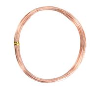 M METERXITY 99.9% Soft Copper Wire, 25 Gauge 49FT Pure Copper Wire for DIY Crafting/Jewelry Making/Gardening Plant/Beading, Craft Wire [0.45mm, 15M]
