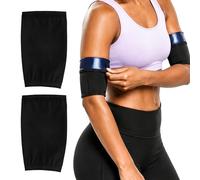 M METERXITY Arm Trimmers Sweat Bands, Upper Arms Compression Sleeve Wrap | Sweat Arm Trainer Band, Sauna Belt, for Women, Workout, Sports