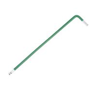 M METERXITY Ball End Hex Key Wrench, 2.5mm L Shape Extra Long Arm S2 Steel Repairing Tool for Bicycle/Furniture/Equipment/Motorcycle/Machinery, Metric Hexagonal Wrench [Green]