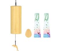 M METERXITY Bamboo Wind Chimes for Meditation, Relaxing Emotions, Wooden Handcrafted Chimes for Unique Decor, Gardening Gift for Outdoor Decoration [G Chord]