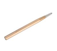 M METERXITY Center Punch 5mm Shank Point, 10x150mm Alloy Steel Center Punch Tool, Impact Resistant Metal Punch Center for Mark/Drilling/Punching/Scribing/Locator/Starting Nail [Golden]