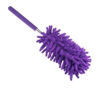 M METERXITY Chenille Cleaning Duster - 11 to 31 Inch Extendable Removable Brush, Apply to Furniture/Sofa/Display Box/Photo Albums (Purple)