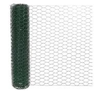 M METERXITY Chicken Wire 14 x 157 in Galvanized Iron for Garden, Green