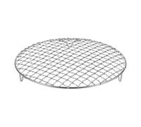 M METERXITY Cooling Rack, 8.9" Round Stainless Steel Baking Rack with 20mm Legs for BBQ/Cooking/Roasting/Grilling/Steaming/Drying, Wire Cooling Rack for Baking [Silver]