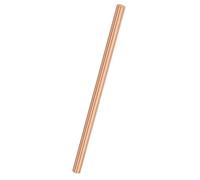 M METERXITY Copper Round Rod 5mm Dia. 3.94 Inch Length T2 Stock Solid Rod Lathe Bar for Metal Crafts DIY/Gardening/Industry/Decoration Pure Copper Tube