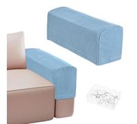 M METERXITY Couch Arm Covers Stretch Fabric, Blue