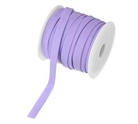 M METERXITY Double Fold Bias Tape, 1/2 Inch x 25 Yard Piping Trim Fabric Binding Tape for Sewing, Apply to Seaming, Hemming, Binding, Quilting, DIY Craft Accessories (Light Purple)