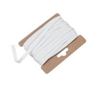 M METERXITY Double Fold Bias Tape 1/4 Inch 12 Yards Cotton Bias Binding Tape Bulk Double Fold Bias Tape for Sewing/Seaming Hemming/Binding//Quilting/DIY Craft [White]