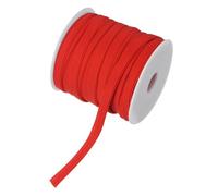 M METERXITY Double Fold Bias Tape 1/4 Inch 25 Yards Cotton Bias Binding Tape Bulk Double Fold Bias Tape for Sewing/Seaming Hemming/Binding//Quilting/DIY Craft [Red]