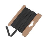 M METERXITY Double Fold Bias Tape 1/4 Inch 6 Yards Cotton Bias Binding Tape Bulk Double Fold Bias Tape for Sewing/Seaming Hemming/Binding//Quilting/DIY Craft [Black]