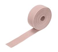M METERXITY Elastic Bands for Sewing, 1" 2 Yards Roll of High Elasticity Knit Elastic Spool, Elastic for Sewing Waistband/Wigs/Pants/Crafts DIY Stretchy Ribbon [Pink]