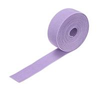 M METERXITY Elastic Bands for Sewing, 1" 2 Yards Roll of High Elasticity Knit Elastic Spool, Elastic for Sewing Waistband/Wigs/Pants/Crafts DIY Stretchy Ribbon [Light Purple]
