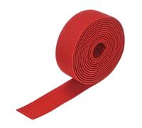 M METERXITY Elastic Bands for Sewing, 1" 2 Yards Roll of High Elasticity Knit Elastic Spool, Elastic for Sewing Waistband/Wigs/Pants/Crafts DIY Stretchy Ribbon [Red]