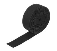 M METERXITY Elastic Bands for Sewing, 1" 4 Yards Roll of High Elasticity Knit Elastic Spool, Elastic for Sewing Waistband/Wigs/Pants/Crafts DIY Stretchy Ribbon [Black]