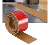 M METERXITY Floor Transition Strip Self Adhesive, 10FTx2.99Inch PVC Laminate Flat Divider Door Transition Strip for Joining Floor Gaps/Tiles/Carpet/Doorways [Yellow Oak]
