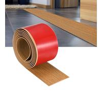 M METERXITY Floor Transition Strip Self Adhesive, 6.56FTx2.99Inch PVC Laminate Flat Divider Door Transition Strip for Joining Floor Gaps/Carpet/Tiles/Doorways [Yellow Oak]