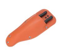 M METERXITY Garden Pruner Sheath, Portable PU Leather Pruning Shears Sheath Pliers Holder for Belt, Garden Scissors Leather Case for Hand Pruner/Garden Shears/Clippers [Orange]