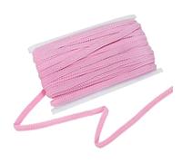 M METERXITY Gimp Braid Trim, 1/2 Inch 12cm x 25 Yards Polyester Woven Trim Lace Ribbon Fabric Upholstery Trim for Sewing/Costume/Home Decor/DIY Craft/Curtain/Jewelry Making [Pink]