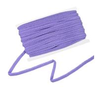 M METERXITY Gimp Braid Trim, 1/2 Inch 12cm x 25 Yards Polyester Woven Trim Lace Ribbon Fabric Upholstery Trim for Sewing/Costume/Home Decor/DIY Craft/Curtain/Jewelry Making [Light Purple]