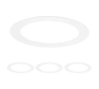M METERXITY Goof Rings for 2 Inch Recessed Lights Matte White 4 Pack | 2.2" ID 3" OD Durable Steel Trim Ring Flush Mount Matte White Can Light Trim Ring Cover for Ceiling Can Downlights