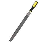 M METERXITY Half-Round Metal File 12 Inch, High Carbon Steel File Diamond File Hand File W PVC Grip Handle for Wood/Metal/Ceramic/Glass/Stone/Jewelry/Tile/Model/DIY/Sharpening File