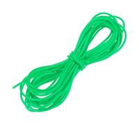 M METERXITY Hollow Pipe Tubing Rubber Cord, 5.5 Yards 2mm Stretchy String with 1.2mm Hole Elastic Strings Barber Cords for Jewelry Making/DIY Crafts/Necklaces/Bracelets [Dark Green]