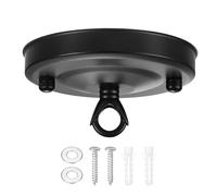 M METERXITY Light Canopy Kit 4.3in Ceiling Light Cover Plate Black