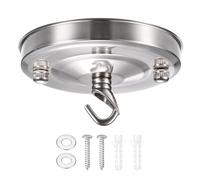 M METERXITY Light Canopy Kit 4.3in Replacement Cover Plate, Nickel Silver