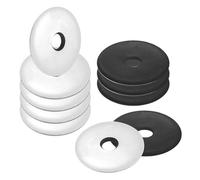 M METERXITY M8x32mm EPDM Bonded Sealing Rubber Washers, 10-Pack 304 Stainless Steel Neoprene Rubber Washers Gasket for Bolts/Screws/Machinery/Ships/Roof