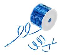 M METERXITY Metal Twist Ties, 100 Yards Metallic Twists Tie Bread Twisty-Ties for Party Decoration/Garden Plant/Gift Wrapping Bag/Cake/Pops Candy/Bakery Bags [Blue]