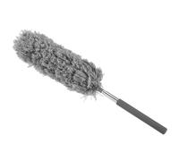 M METERXITY Microfiber Duster - 13.8 to 32.7 Inch Extendable Washable Brush, Apply to Furniture/Office/Display Box/Photo Albums (Gray)
