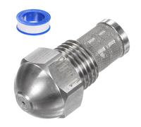 M METERXITY Mist Nozzle 1/4BSPT 0.6mm Orifice Dia Stainless Steel Filter Spray Tip with Sealing Tape for Cooling/Cleaning/Coating/Garden Watering Outdoor Fine Misting Nozzle