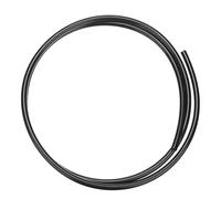 M METERXITY Nylon Line Hose Tube, 0.24"(6mm) ID x 0.31"(8mm) OD PA6 Pneumatic Air Line Tubing for Fluid Transfer/Trailer Air Brake System, Polyamide Water Fuel Pipe [1.5M/5FT, Black]