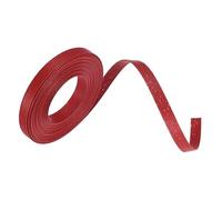 M METERXITY Paper Weaving Cane 12-Ply, 10.9 Yards x 0.47 Inch, Red, Modern Style, Basket Weaving Supplies