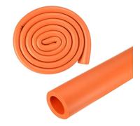 M METERXITY Pipe Insulation Foam Tube, 18mm ID 30mm OD 3.3Ft 1m Length, Soft Flexible Foam Tubing Pipe Insulation for Handle Grip Support/Guitar Stand/Roof Racks [Orange]